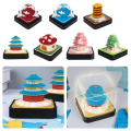 Miniatyrbild 10 av 10: Paper Carving Calendar Time Piece Calendar 3