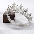Miniatyrbild 6 av 10: Mordely Crystal Crown Bride Queen Crown ROSE GULD rose gold