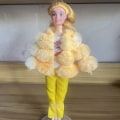 Miniatyrbild 5 av 10: Mordely 1/6 Dockkläder Cardigan Pälskläder 4