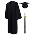 Miniatyrbild 8 av 10: Mordely 2023 examensklänning set mössa mössa 39