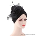 Miniatyrbild 2 av 9: Mordely Turban Hattar Dam Hijab SVART black