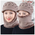 Miniatyrbild 1 av 5: Mordely Winter Balaclava Hat Ski Mask Windproof Fleece Adjustable Super Warm Scarf Hat For For Mom Mother&#39;'s Day Gift Khaki