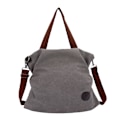 Miniatyrbild 1 av 5: Mordely Messenger-väska i canvas för kvinnor Cross-body-väska, fritidsmode gray