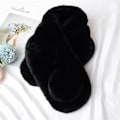 Miniatyrbild 6 av 10: Mordely Kvinnor Dam Fuskpälskrage Scarf Neck Wrap Scarves Beige