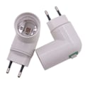 Miniatyrbild 6 av 9: Mordely Skruvomvandlare E27 Bulb Light Base EU PLUG EU PLUG EU Plug
