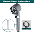 Miniatyrbild 1 av 10: Mordely 4 i 1 massageduschmunstycke HögtrycksDUSCHHUVUD OCH Shower Head and Hose
