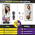 Miniatyrbild 3 av 5: Trådlös Lavalier Microphoneusb-c, trådlös Lapel Mic för Android för Tiktok, Youtube, Vlog