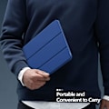 Miniatyrbild 7 av 8: 2023 New iPad 8th/7th Generation Case 10.2 with Pencil Holder, Protective Cover with Auto Wake/Sleep, Trifold Stand for iPad 8th Generation, Blue