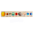 Miniatyrbild 1 av 10: Mordely Trä Solar System Jigsaw Planeter Panel Pussel leksak TYP 3
