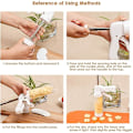 Miniatyrbild 5 av 5: 2023 Cookie Press, Piping Gun, Churros Maker, Icing Tips, Decorating Pen With Discs And Nozzles - Cake Decorating Kit