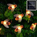 Miniatyrbild 7 av 9: Mordely Solar Powered Söt Honey Bee Led String Light