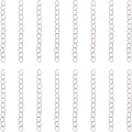Miniatyrbild 1 av 3: Mordely Silver Twist Chains Twist Extender Chains Chains Halsband