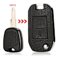 Miniatyrbild 4 av 5: Citroen Ne72 Car Entry Remote For Key Fob For Case For Shell Hu83 Blade 2 Button For 307 107