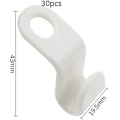 Miniatyrbild 3 av 5: Mordely 30 Pieces Plastic Hanger Hooks Space Saving Closet Hanger Connecting Hook
