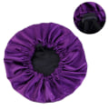 Miniatyrbild 10 av 10: Mordely Satin Cap Runda huvudbonader SVART Black