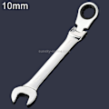 Miniatyrbild 2 av 4: 2023 10mm Dual-purpose Torx Ratchet Wrench With Angled Opening (silver)