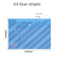 Miniatyrbild 10 av 10: 3st A4 filväska Tecknad a4 mapp GUL RAND RAND Yellow Stripe-Stripe