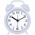 Miniatyrbild 1 av 5: 2023 Children's Alarm Clock Dual Clock Classic Home Simulation Mini Round Table Alarm Clock Children's Gift Alarm Clock - White