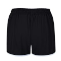 Miniatyrbild 2 av 4: Women's Double Layer Drawstring Elastic Waist Athletic Shorts with Pockets,- Black 4XL