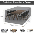 Miniatyrbild 5 av 5: Mordely Garden Furniture Cover 200x160x70cm Outdoor Waterproof Windproof Dustproof Oxford Cloth Black Furniture Covers With Locking