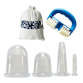 Miniatyrbild 1 av 4: 2023 4st vakuumkoppar massagerulle set blue