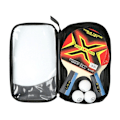 Miniatyrbild 6 av 10: Mordely 1 Set Bordtennisracket Ping Pong PADDEL LÅNG long paddle