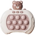 Miniatyrbild 1 av 8: Mordely Pop It Game - Pop It Pro Light Up Game Quick Push Fidget Spel Brown BRUN BJÖRN