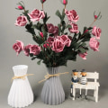 Miniatyrbild 5 av 10: Mordely Enkelhet Blomvas Keramik Blomkruka SVART black