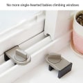 Miniatyrbild 5 av 5: Mordely Adjustable Sliding Window Locks Window Wedge Window Stopper For Home Window Black