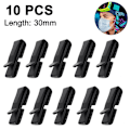 Miniatyrbild 2 av 5: Mordely 10 Pack Mask Holders Ski Helmet Clip Holder To Attach Masks To The Helmet - Mask Extension Hook For Extending Masks, Mask Holders 30mm
