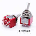 Miniatyrbild 3 av 5: 8st Miniatyrvippströmbrytare Vippströmbrytare