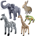 Miniatyrbild 6 av 10: Mordely Simulering Djur Uppblåsbar ballong Modell ZEBRA ZEBRA Zebra