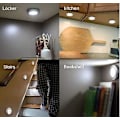 Miniatyrbild 5 av 5: 2023 Wireless Motion Sensor Led Lamp For Bedroom Corridor (white Light)6pcs