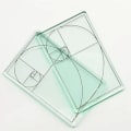 Miniatyrbild 6 av 8: Golden Section Finder Golden Ratio Viewer SVART black