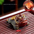 Miniatyrbild 3 av 10: Mordely en Toad Tea Pet Color Changing Tea Pet GULD Gold