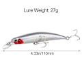 Miniatyrbild 3 av 10: Mordely Sjunkande Minnow Baits Fiskkrokar FÄRG C Color C
