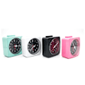 Miniatyrbild 3 av 3: Mini Alarm Clock, Silent Sweep, No Ticking, Auto Back Light And Snooze Function, Travel Use (green/black Dial/black White Hands)