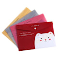 Miniatyrbild 8 av 10: 3st A4 filväska Tecknad a4 mapp GUL RAND RAND Yellow Stripe-Stripe