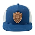 Miniatyrbillede 3 af 3: Jinx World of Warcraft kasket - Alliance Læder Emblem Snapback - Blå - One Size Blå