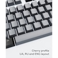 Pikkukuva 3 / 4: Dark Project KS-46 Näppäimet PBT, ENG/RU/UA, harmaa/musta