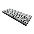 Pikkukuva 2 / 4: Dark Project KD87B LTD alumiininen DIY pelinäppäimistö, TKL, 87 näppäintä, rasvatut stabilaattorit, RGB, USB, pilvenharmaa, Barebone