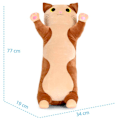 Pikkukuva 3 / 5: Pehmopesä - WP MERCHANDISE - Kitty huggy - 77 cm - Monivärinen - Konepestävä 30°C:ssa