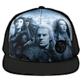 Pikkukuva 2 / 3: Jinx Netflix The Witcher snapback-lippis - Geralt, Yennefer ja Cirilla - Musta 100% puuvillaa Svart