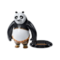 Pikkukuva 3 / 3: Noble Collection - Kung Fu Panda - Taipu Bendyfigs Po Ping 15 cm Vit