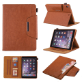 Pikkukuva 1 / 5: Crazy Horse Nahkainen Lompakkokotelo Älykäs Kotelo Ipad 9.7-tuumaiselle (2018)/9.7-tuumaiselle (2017)/9.7 Tuumaiselle (2016)/air 2/air Brown