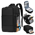 Miniatyrbillede 2 af 5: Rejsetaske til flykabine 45x36x20 til Vueling, EasyJet, Ryanair Vandafvisende og Rummelig Bagage (2210-001 1288 2350 D7) Verde Vivo 010