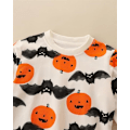 Miniatyrbild 2 av 6: Barn Regnbåge Sweatshirt Långärmad Crew Neck Pullover Jumper Kläder för Pojkar 1-7 År Pumpkin 1 1-2years