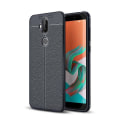 Miniatyrbillede 2 af 4: Læder Mönstrat Tpu Skal Asus Zenfone 5 Lite (zc600kl) Blue