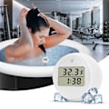 Miniatyrbild 4 av 5: Isbads Termometer och Timer, Vattentermometer för Isbad, Vattentät Kalla Dopp Isbad Tillbehör White