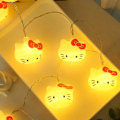 Miniatyrbild 2 av 5: LED-ljusslinga för sovsal, kanelhund, panda, katt, färgglada blinkande lampor, sovrumsatmosfär A